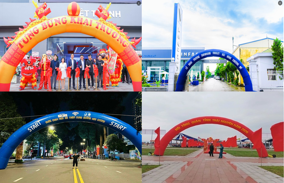 dịch vụ Cho thuê cổng hơi sự kiện tại Hà Nội