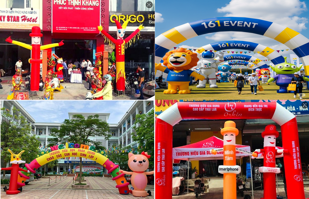 dịch vụ Cho thuê rối hơi sự kiện – Thu hút khách, tạo điểm nhấn ấn tượng tại Hà Nội