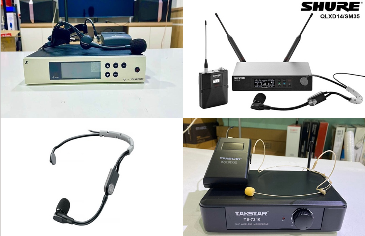 dịch vụ Cho thuê micro cài tai tại Hà Nội