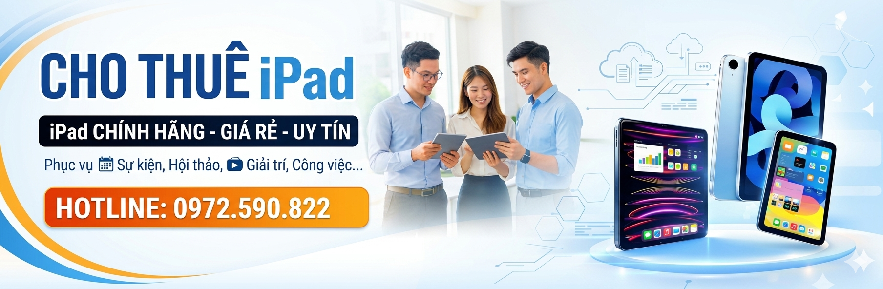 Cho thuê iPad giá tốt | iPad sự kiện, hội nghị, triển lãm tại Hà Nội