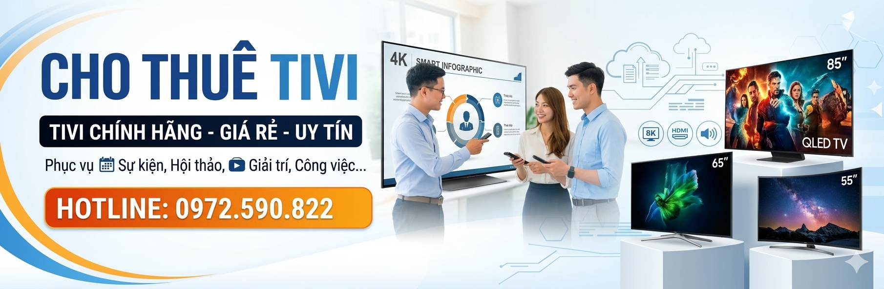 Cho thuê Tivi - Cho thuê Thiết bị tại Hà Nội